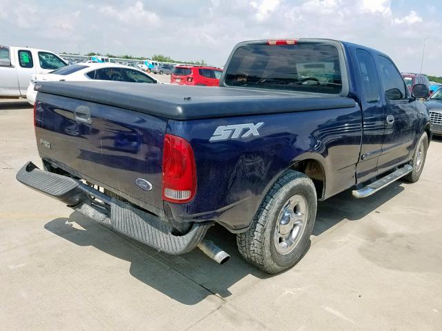 2FTRX17244CA54738 - 2004 FORD F-150 HERI BLUE photo 4