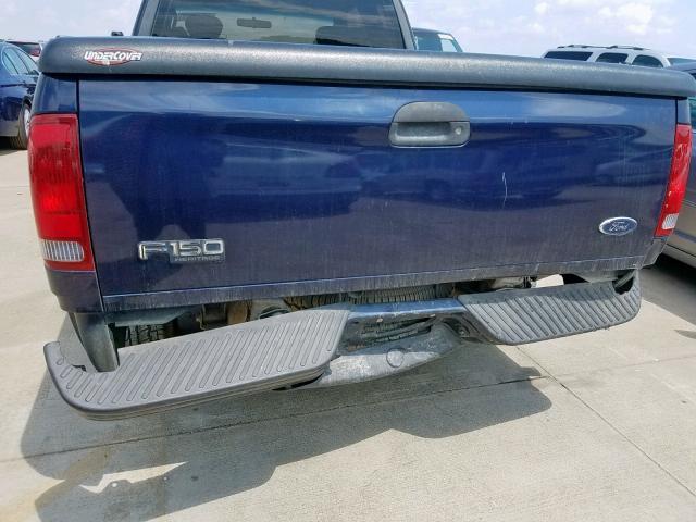 2FTRX17244CA54738 - 2004 FORD F-150 HERI BLUE photo 9