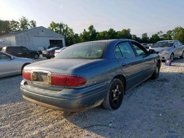 1G4HR54K9YU193136 - 2000 BUICK LESABRE LI TEAL photo 4