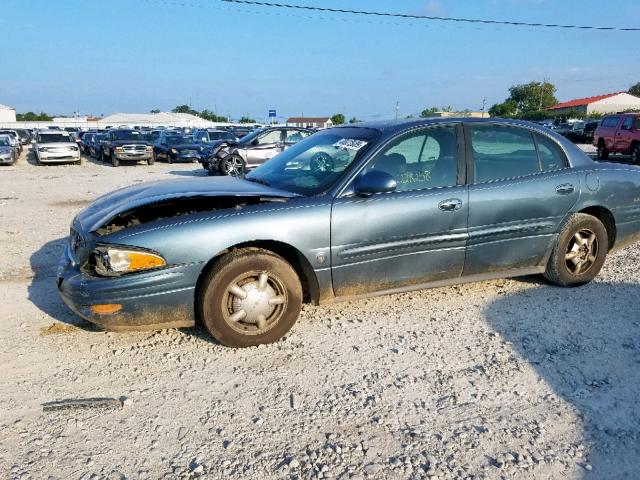 1G4HR54K9YU193136 - 2000 BUICK LESABRE LI TEAL photo 9