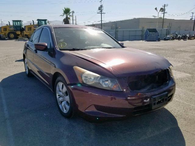 JHMCP26828C023628 - 2008 HONDA ACCORD EXL BURGUNDY photo 1