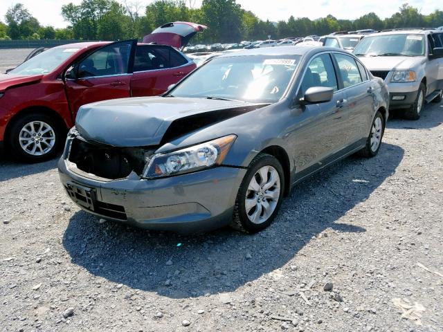 1HGCP26869A199467 - 2009 HONDA ACCORD EXL GRAY photo 2