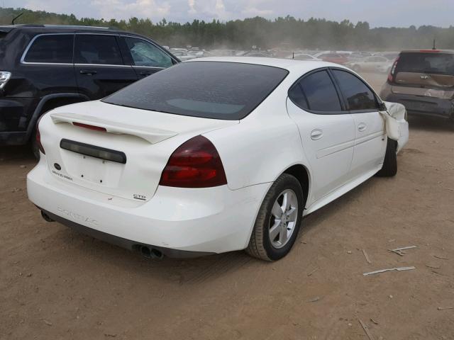 2G2WR524551167810 - 2005 PONTIAC GRAND PRIX WHITE photo 4