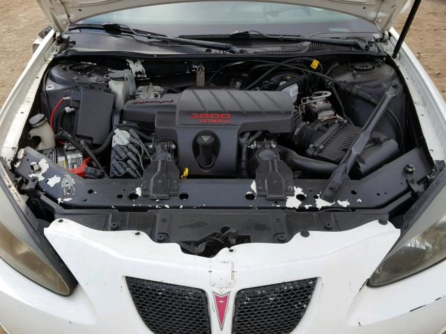 2G2WR524551167810 - 2005 PONTIAC GRAND PRIX WHITE photo 7