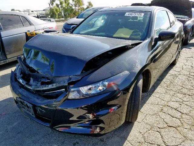 1HGCS1B89CA014172 - 2012 HONDA ACCORD EXL BLACK photo 2