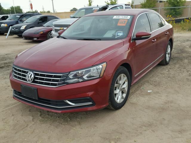 1VWAS7A34GC025389 - 2016 VOLKSWAGEN PASSAT S RED photo 2