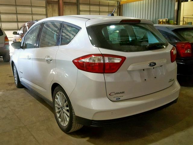 1FADP5BU9DL546378 - 2013 FORD C-MAX SEL WHITE photo 3