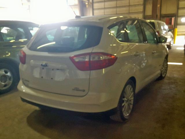 1FADP5BU9DL546378 - 2013 FORD C-MAX SEL WHITE photo 4