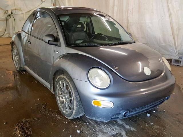 3VWDD21C02M441067 - 2002 VOLKSWAGEN NEW BEETLE ნაცრისფერი ფოტო 1