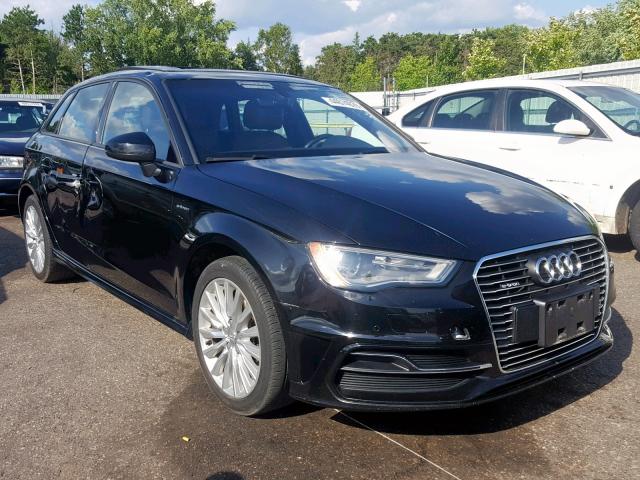 WAUUPBFFXGA143284 - 2016 AUDI A3 E-TRON BLACK photo 1