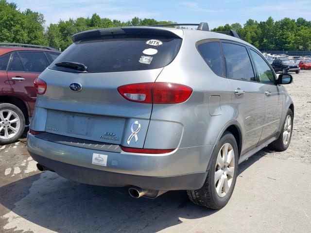 4S4WX85C364415494 - 2006 SUBARU B9 TRIBECA GRAY photo 4