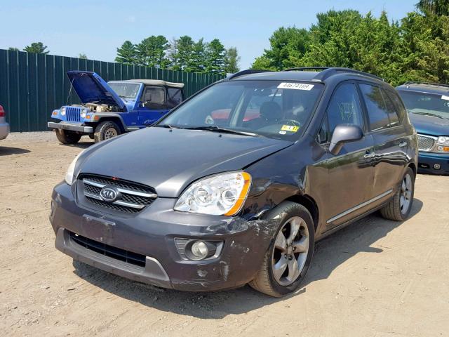 KNAFG526377047476 - 2007 KIA RONDO LX BLUE photo 2