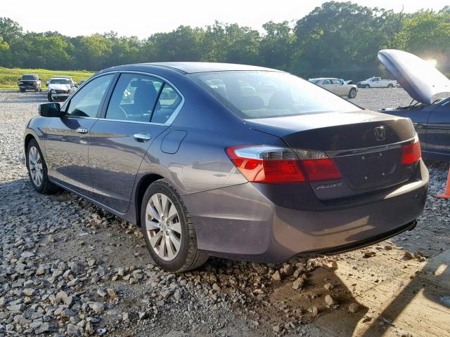 1HGCR2F76FA218371 - 2015 HONDA ACCORD EX GRAY photo 3