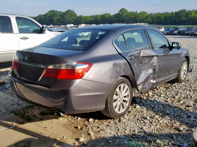 1HGCR2F76FA218371 - 2015 HONDA ACCORD EX GRAY photo 4