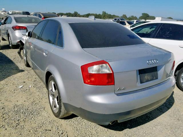 WAUJT68E04A058461 - 2004 AUDI A4 3.0 GRAY photo 3