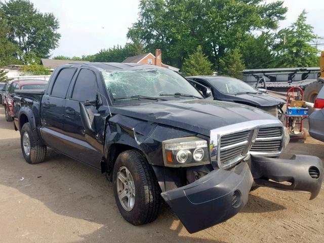 1D7HE28P97S225913 - 2007 DODGE DAKOTA QUA BLACK photo 1