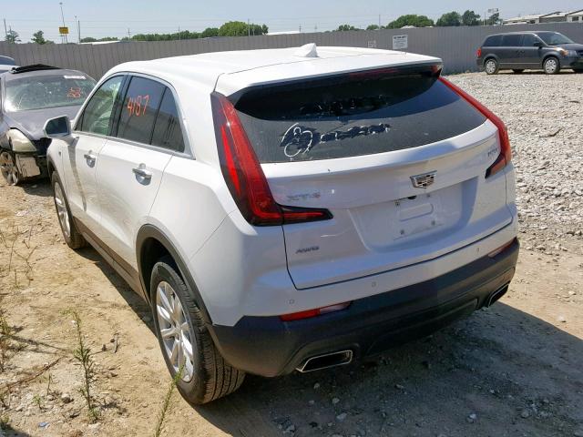 1GYFZBR41KF216886 - 2019 CADILLAC XT4 LUXURY WHITE photo 3