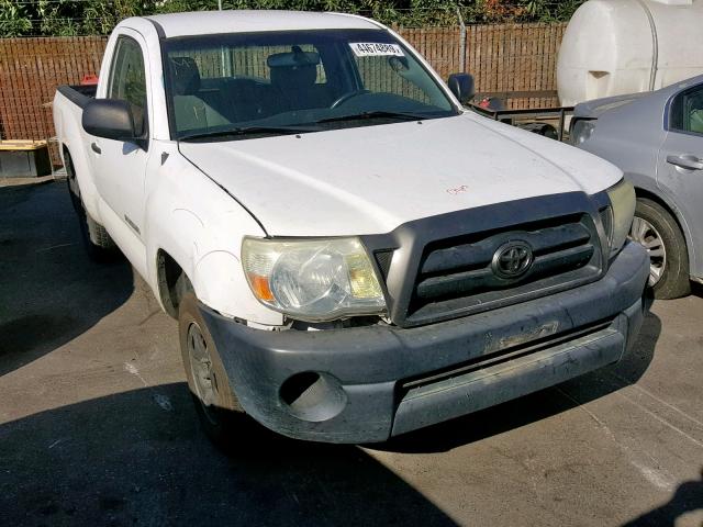 5TENX22N16Z270515 - 2006 TOYOTA TACOMA WHITE photo 1