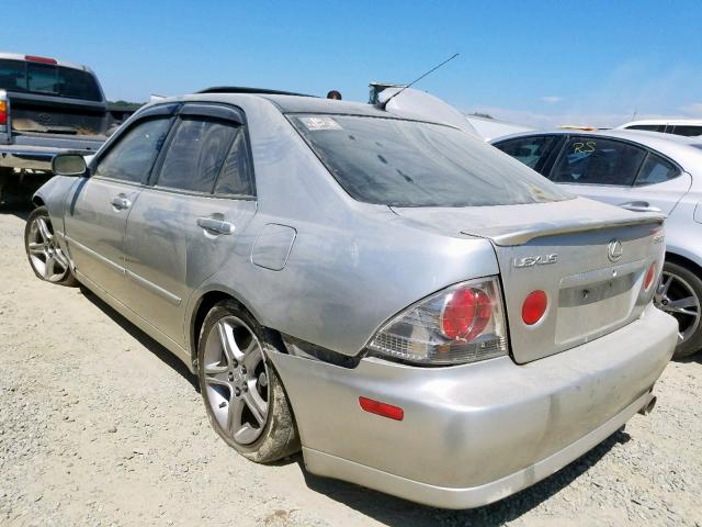 JTHBD192120055209 - 2002 LEXUS IS 300 SILVER photo 3