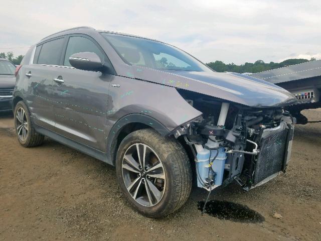 KNDPCCA66G7864370 - 2016 KIA SPORTAGE E GRAY photo 1