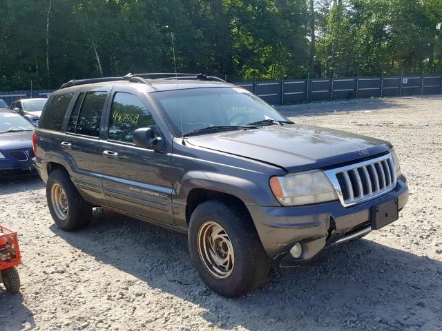 1J4GX58N94C205497 - 2004 JEEP GRAND CHER GRAY photo 1