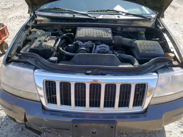 1J4GX58N94C205497 - 2004 JEEP GRAND CHER GRAY photo 7