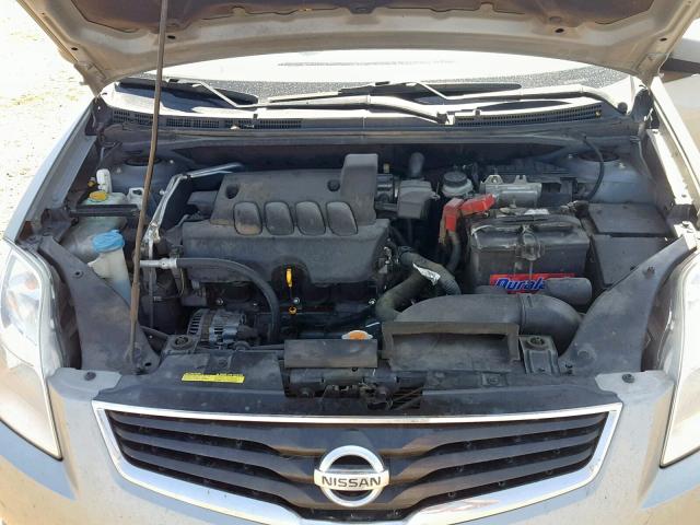 3N1AB6AP3CL745512 - 2012 NISSAN SENTRA 2.0 SILVER photo 7