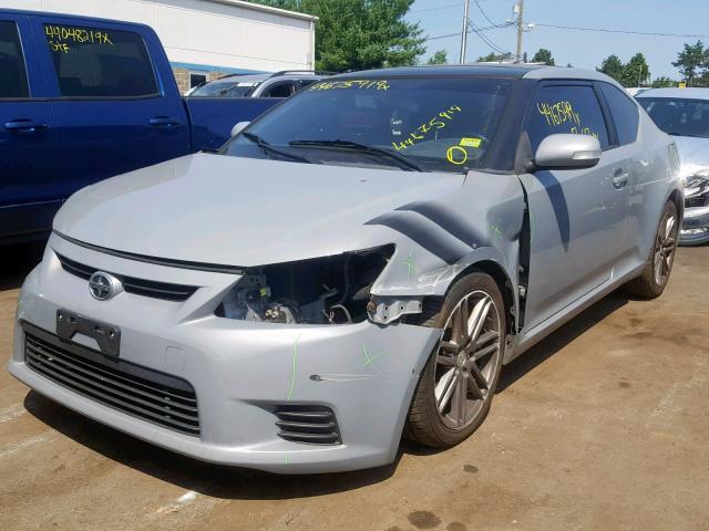 JTKJF5C77D3066082 - 2013 TOYOTA SCION TC ნაცრისფერი ფოტო 2