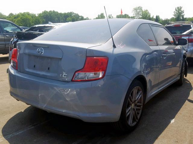 JTKJF5C77D3066082 - 2013 TOYOTA SCION TC ნაცრისფერი ფოტო 4