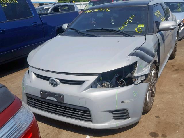 JTKJF5C77D3066082 - 2013 TOYOTA SCION TC ნაცრისფერი ფოტო 9