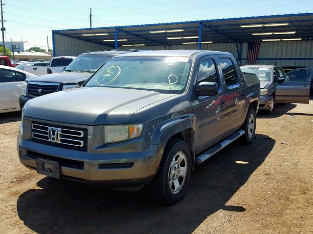 2HJYK16297H510635 - 2007 HONDA RIDGELINE CHARCOAL photo 2