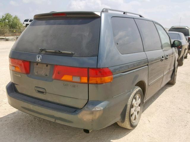 5FNRL18933B096039 - 2003 HONDA ODYSSEY EX GREEN photo 4