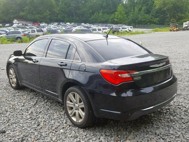 1C3CCBBB4CN267412 - 2012 CHRYSLER 200 TOURIN BLACK photo 3