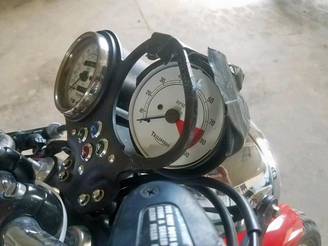 SMT920K19AT417478 - 2010 TRIUMPH MOTORCYCLE THRUXTON 9 RED photo 9