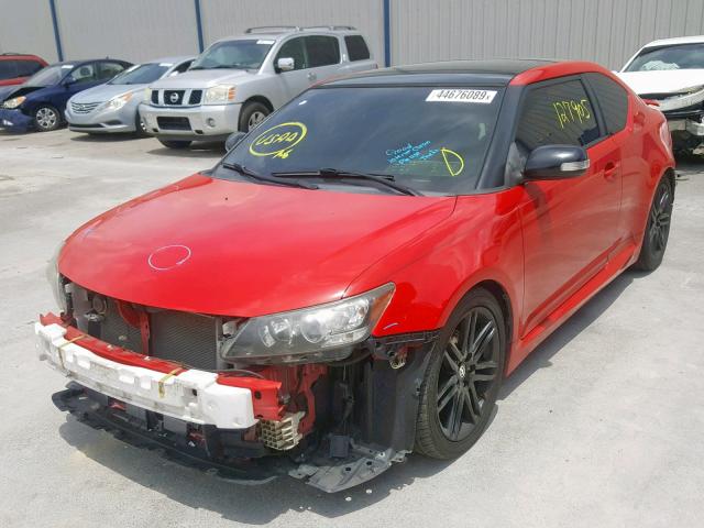 JTKJF5C74D3051815 - 2013 TOYOTA SCION TC წითელი ფოტო 2