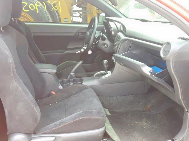 JTKJF5C74D3051815 - 2013 TOYOTA SCION TC წითელი ფოტო 5