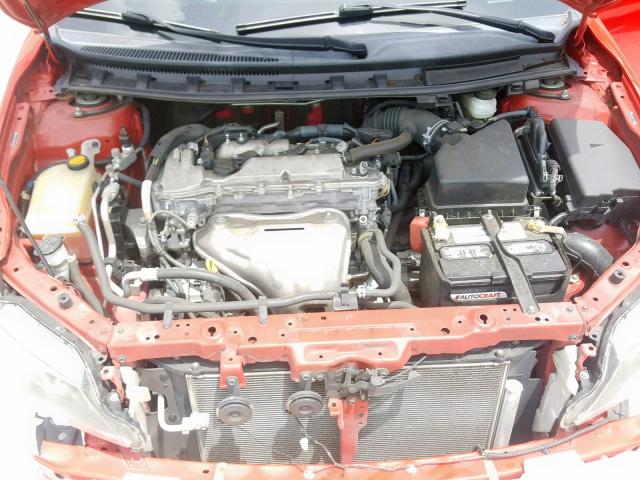 JTKJF5C74D3051815 - 2013 TOYOTA SCION TC წითელი ფოტო 7