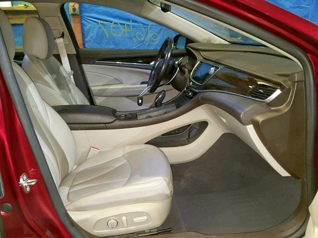 1G4ZP5SS2HU172643 - 2017 BUICK LACROSSE E RED photo 5