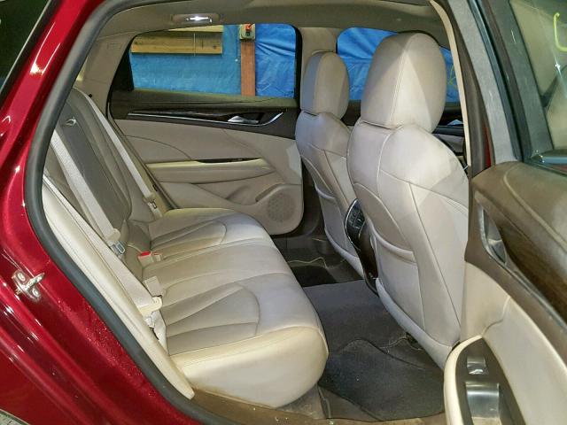 1G4ZP5SS2HU172643 - 2017 BUICK LACROSSE E RED photo 6