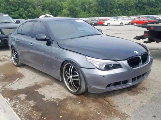 WBANB53556CP00699 - 2006 BMW 550 I GRAY photo 1