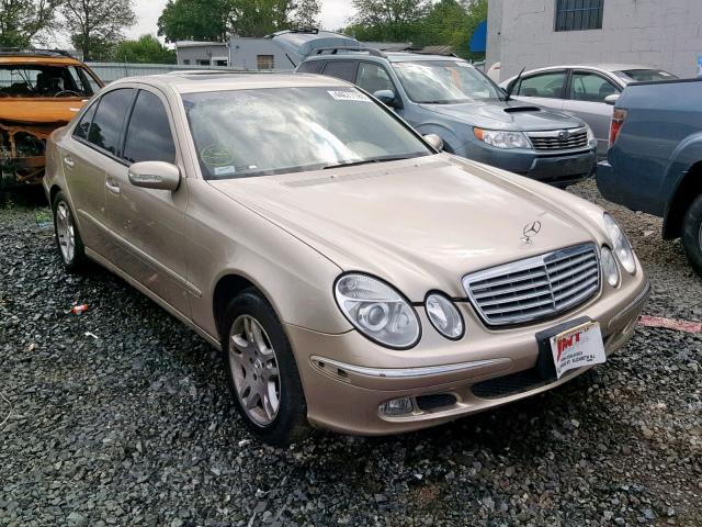 WDBUF82J65X166220 - 2005 MERCEDES-BENZ E 320 4MAT TAN photo 1