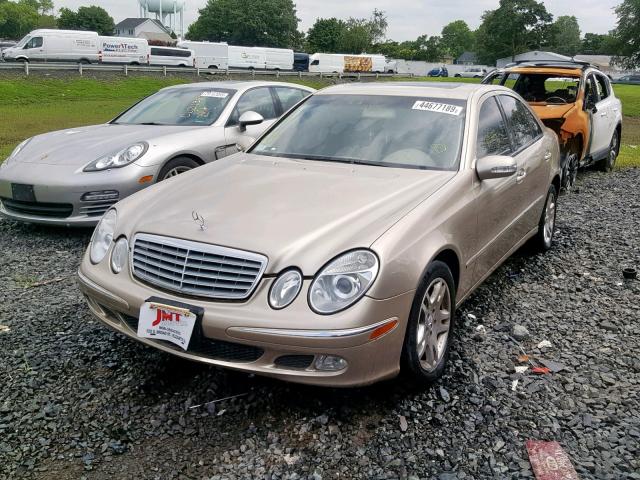 WDBUF82J65X166220 - 2005 MERCEDES-BENZ E 320 4MAT TAN photo 2