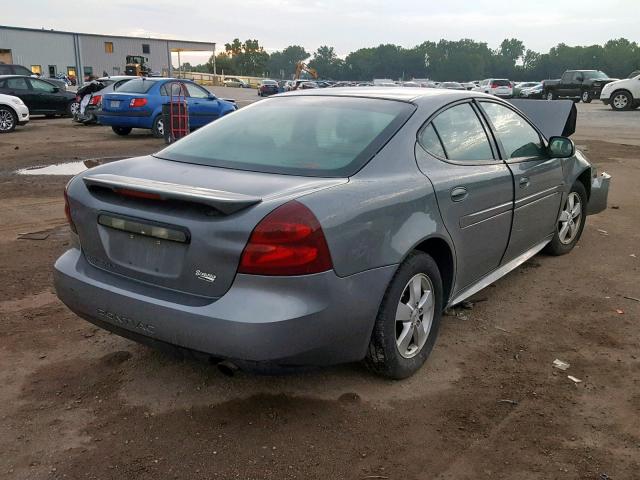 2G2WP552571215924 - 2007 PONTIAC GRAND PRIX GRAY photo 4