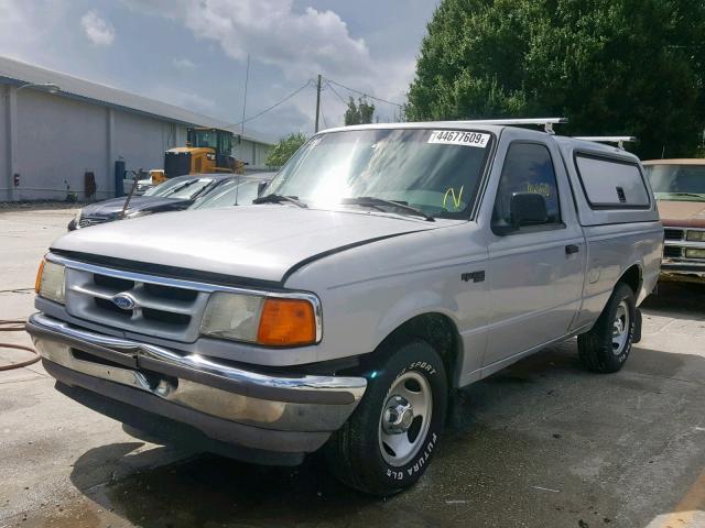 1FTCR10A0VUB86317 - 1997 FORD RANGER SILVER photo 2