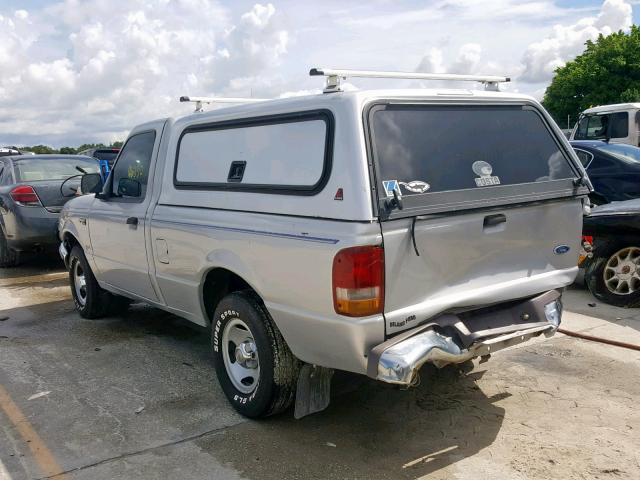 1FTCR10A0VUB86317 - 1997 FORD RANGER SILVER photo 3