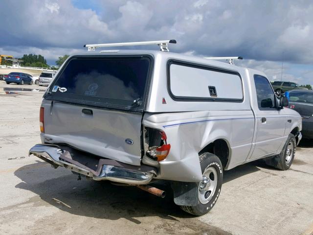 1FTCR10A0VUB86317 - 1997 FORD RANGER SILVER photo 4