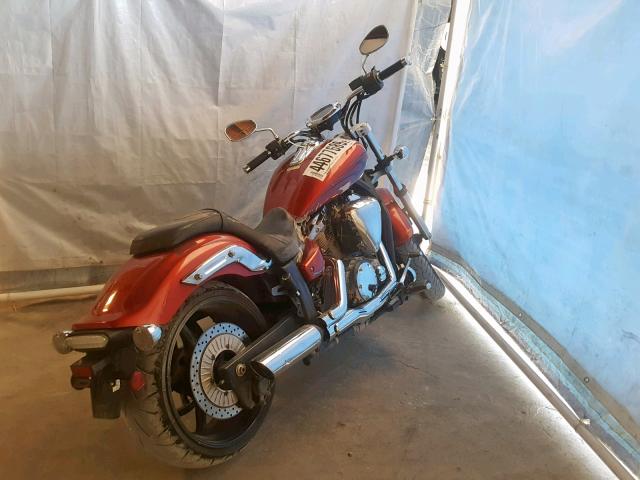 JYAVP33E3BA003154 - 2011 YAMAHA XVS1300 CU RED photo 4