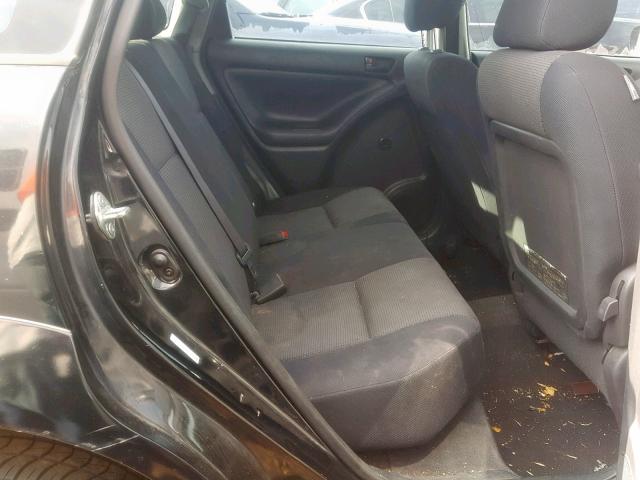 5Y2SM66865Z443625 - 2005 PONTIAC VIBE BLACK photo 6