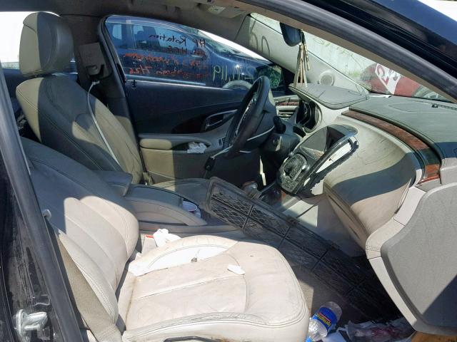 1G4GD5EG7AF128624 - 2010 BUICK LACROSSE C BLACK photo 5