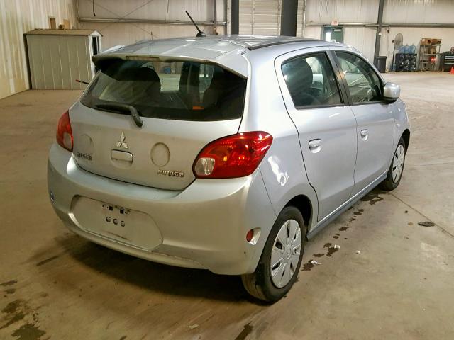 ML32A3HJ6FH048023 - 2015 MITSUBISHI MIRAGE DE SILVER photo 4